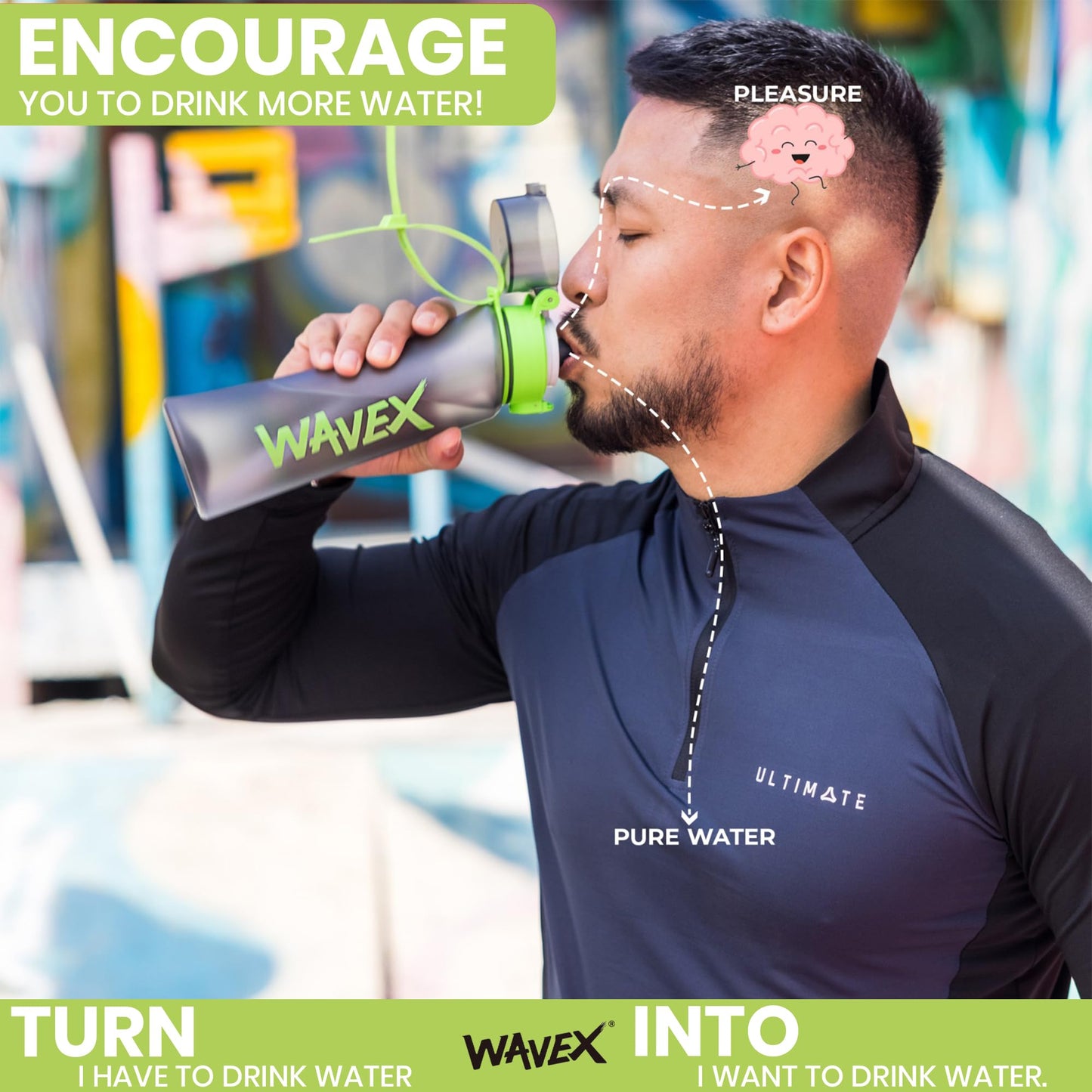 3-Pack Green Apple Aroma Scent Pods, Only for WAVEX Scent-Powered Water Bottles