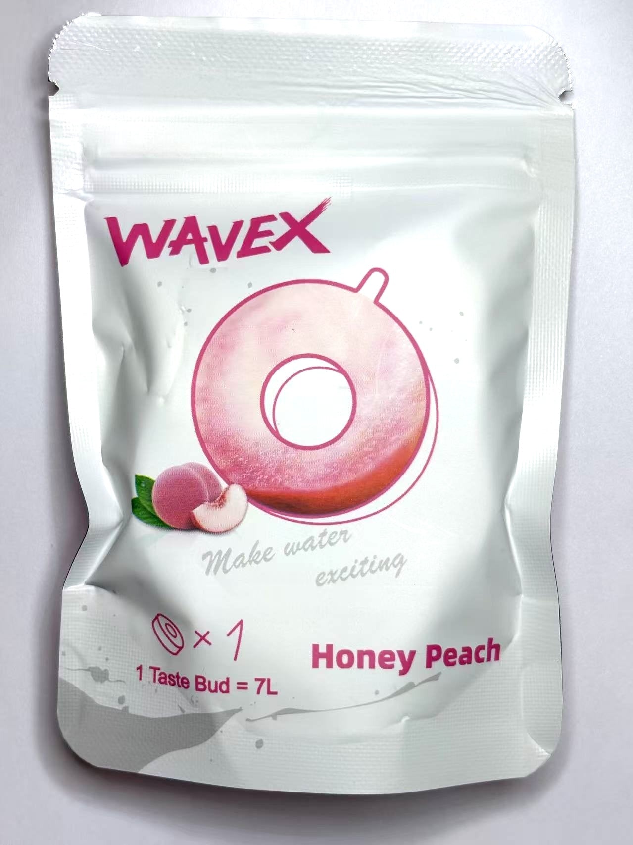 Pink Bottle 550ml + Honey Peach Taste Bud