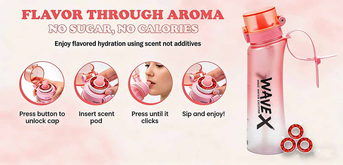 WAVEX Premium Scented Water Bottle: A Better Way to Enjoy Drinking Water