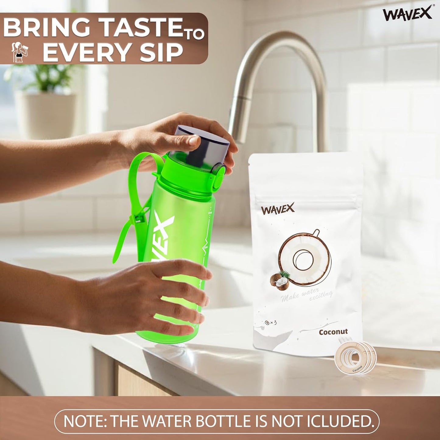 Coconut Aroma Scent Pods – Only for WAVEX Scent-Powered Water Bottles