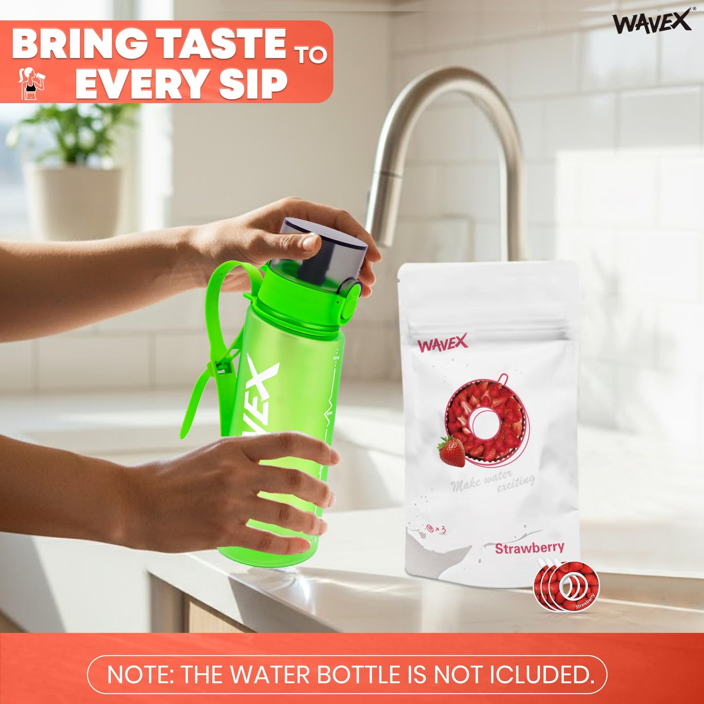 Strawberry Aroma Scent Pods – Only for WAVEX Scent-Powered Water Bottles