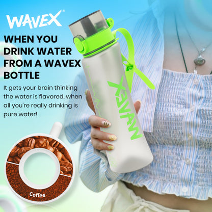 600ml Green Tritan Water Bottle With 1 Coffee Aroma Scent Pod