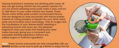 Orange Vanilla Aroma Scent Pods – Water Bottle Accessory for WAVEX Bottles