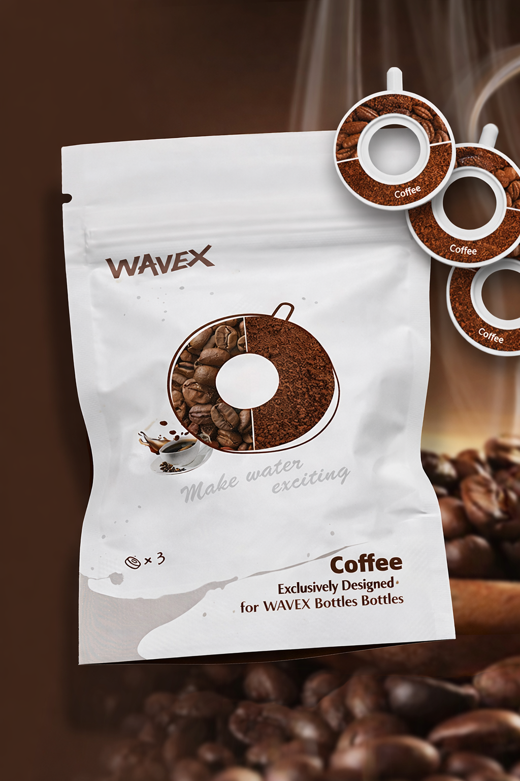 Coffee Flavor Pods | Bold Coffee Aroma Boost | WAVEX