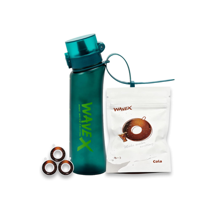 600ml Deep Forest Green Tritan Water Bottle With 3 Cola Aroma Scent Pod