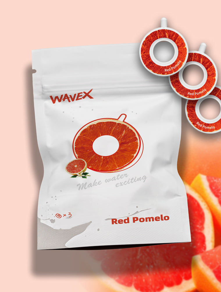 Red pomelo flavor taste buds