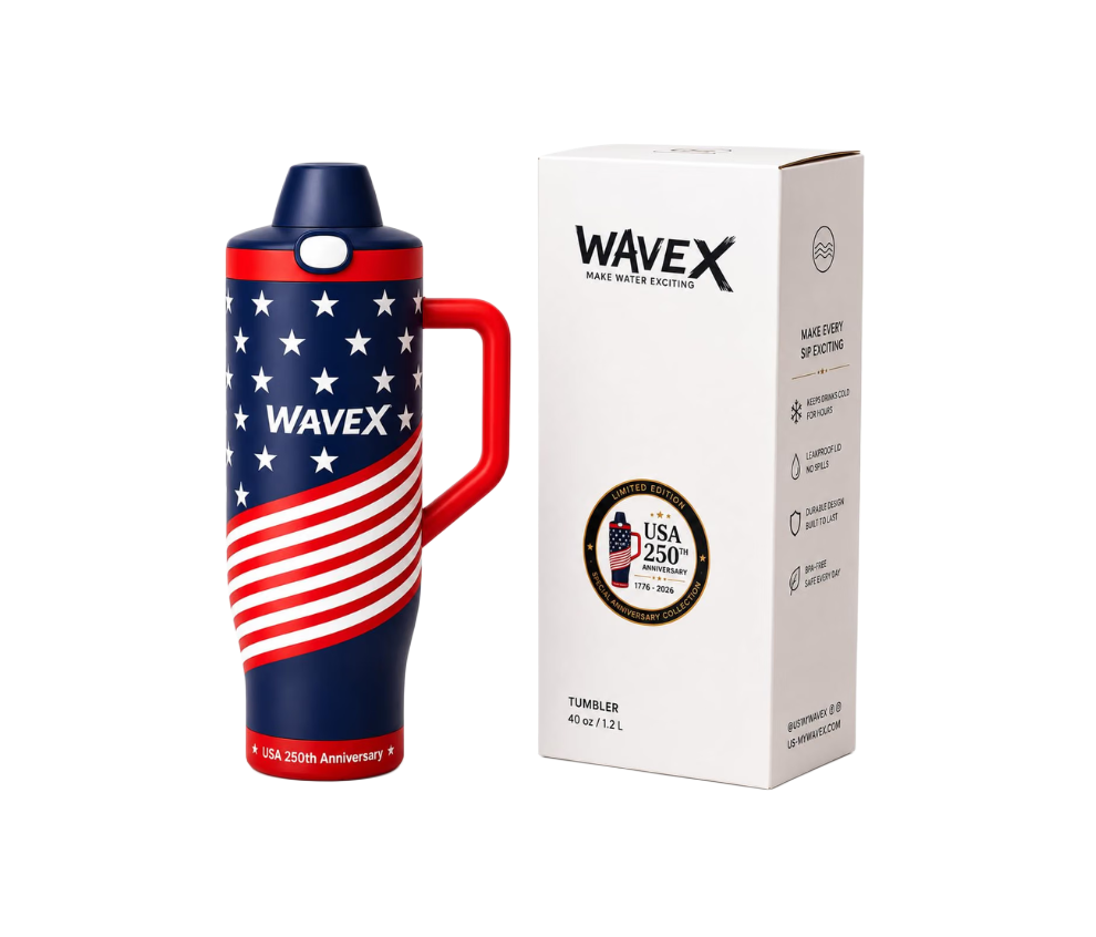 Wavex Insulated Stainless Steel Tumbler with 8 Aroma Scent Pods