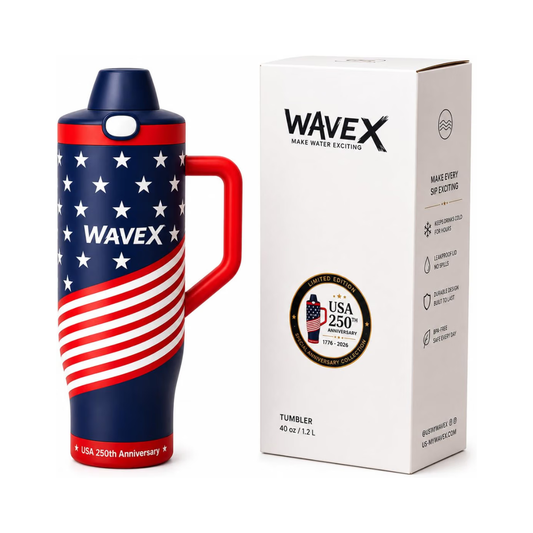 Wavex Insulated Stainless Steel Tumbler with 8 Aroma Scent Pods